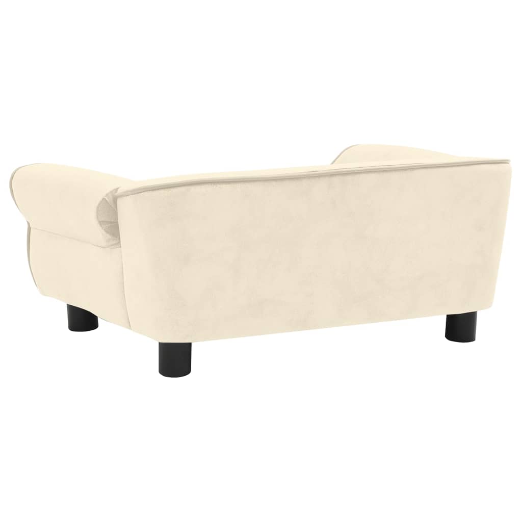 NNEVL Dog Sofa Cream 72x45x30 cm Plush