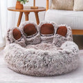 NNETM Cuddly Cute Bear Paw Shape Pet Sofa